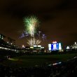 Fisheye: Fireworks @ Turner Field